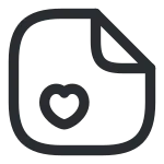 Document Favorite SVG Icon